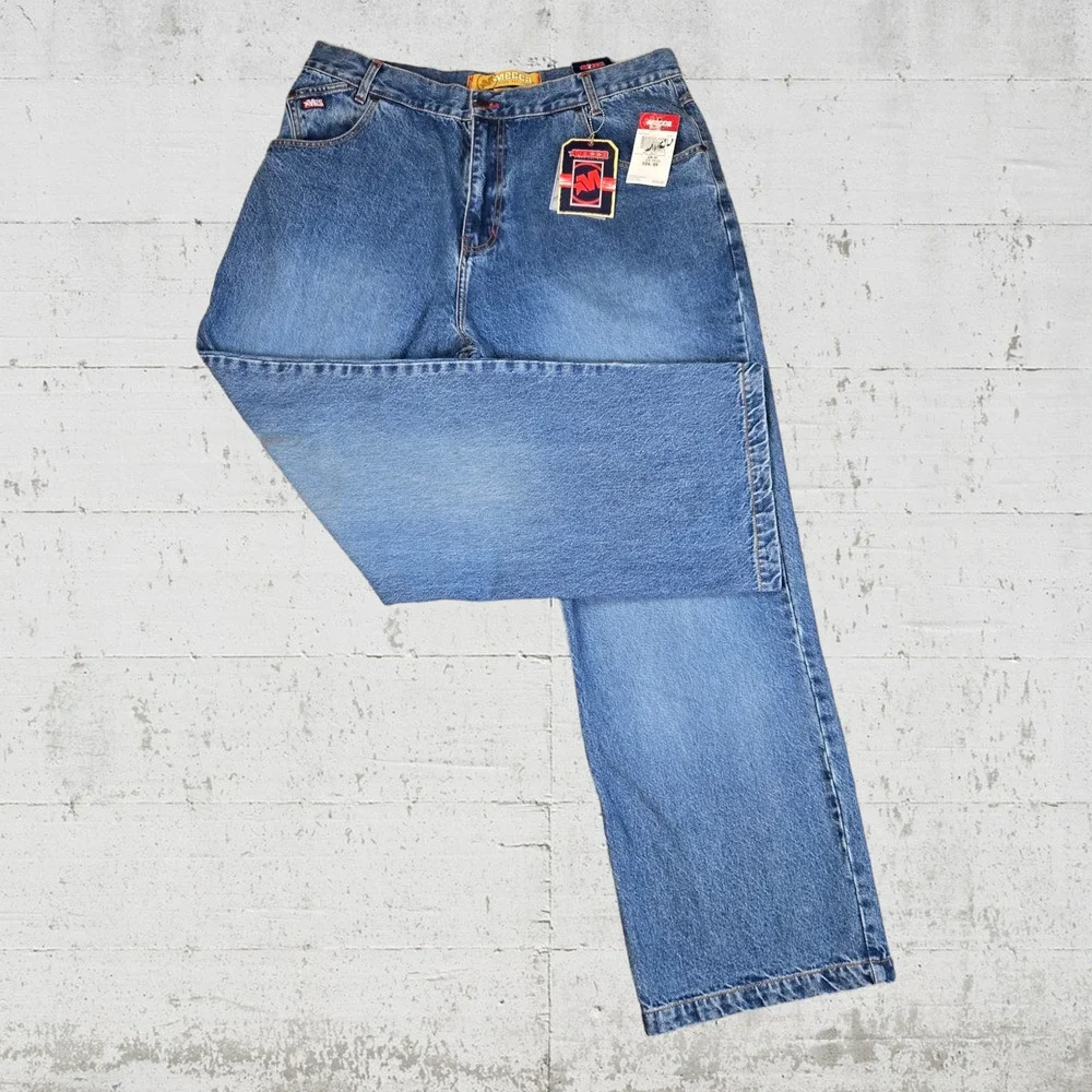 90s Vintage Mecca Medium Wash Regular Fit Bootcut Jeans Size 40 x 32